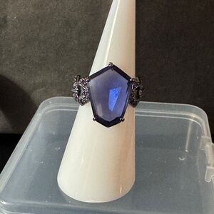 Bomb Party SIrens RG80326 Deep Waters, Dark Heart - Tanzanite Cubic Zirconia